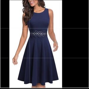 Navy Blue Cocktail Dress *New With Tags